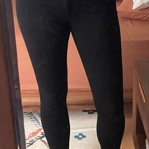 AG Farrah High-Waisted Skinny Jeans  Black